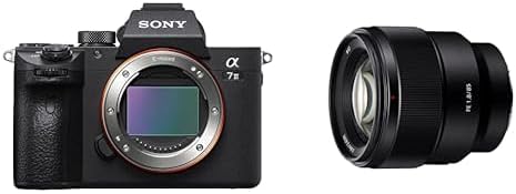 Sony Alpha 7 III Spiegellose Vollformat-Kamera 24,2 MP 5-Achsen-Bildstabilisierung Schwarz