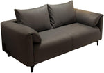 KIBONCY 3-Sitzer Billard Zuschauersofa Set PU Leder mit Staufach Getränkehalter Edelstahl Sockel 150cm