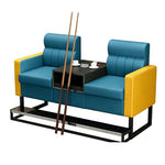 KIBONCY 2-Sitzer Billard Zuschauersofa 30 kg Lederoptik K