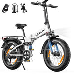 VARUN S20-2 Pro E-Bike 20 Zoll Vollfederung 48V 13Ah Akku 120KM Reichweite Weiß