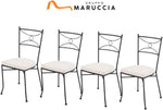 Gruppo Maruccia Gartenmöbel-Set 6-tlg. Anthrazit 160x90x75 cm