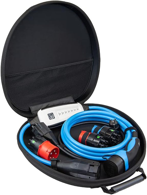 NRGkick 32A 5m Set Optimal GSM/GPS/SIM Mobile Wallbox Ohne Installation Blau