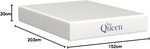 NapQueen Bambus-Holzkohle-Matratze Queen 30,5 cm Mittel Fest