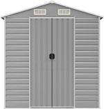 Plumbpyr Gartenhaus Hellgrau Verzinkter Stahl 191x980x198 cm