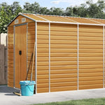 Plumbpyr Gartenhaus Hellgrau Verzinkter Stahl 191x980x198 cm