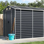 Plumbpyr Gartenhaus Hellgrau Verzinkter Stahl 191x980x198 cm