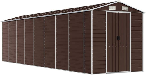 Rantry Gartenhaus Braun 191x725x198cm Verzinkter Stahl