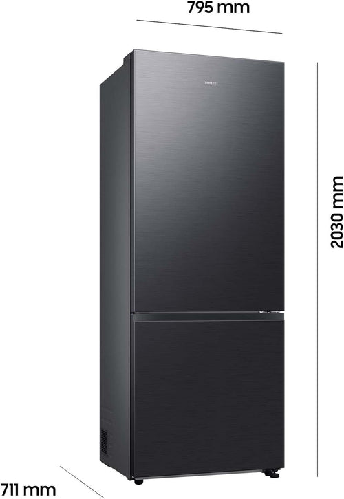 Samsung RB53DG706AB1EF Kühl-Gefrierkombination 203 Cm 538 L Extra Breit 75 Cm Premium Black Steel