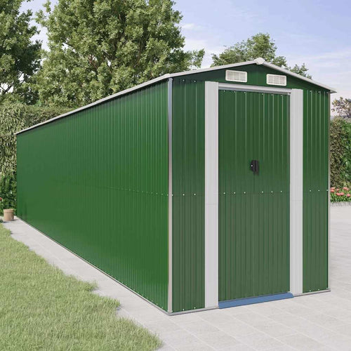 Plumbpyr Geräteschuppen Grün 192x855x223 cm