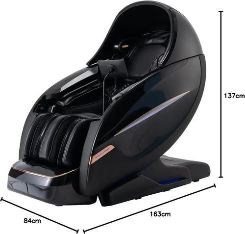 NikJur MS-131 Plus Massagesessel Schwarz