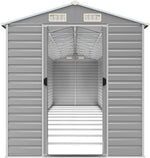 Plumbpyr Gartenhaus Hellgrau Verzinkter Stahl 191x980x198 cm