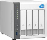 SIMPLETEK 4-Bay NAS System 4 GB RAM 4x 960 GB SSD 4-Core 2.5G LAN Weiß