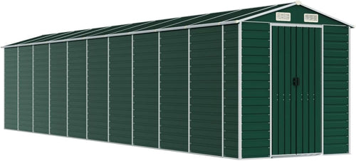 Rantry Gartenhaus Grün 191x895x198cm Verzinkter Stahl
