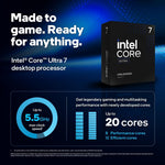 Micro Center Intel Ultra 7 265KF 20-Core 5.5 GHz LGA1851 Prozessor & MAG Z890 Tomahawk WiFi Gaming Mainboard Bundle