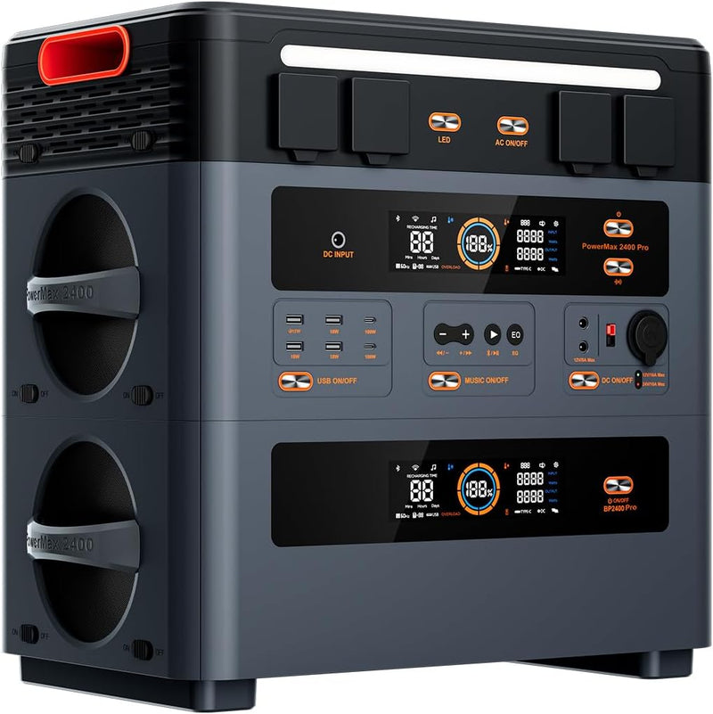 Solstark 2400PRO Powerstation 4032Wh LiFePO4 Solargenerator 2400W