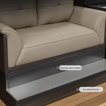 Generisch Billardzimmer Sofa Mit Metall-Fußstütze Massivholzrahmen Polsterstühlen Beistelltisch