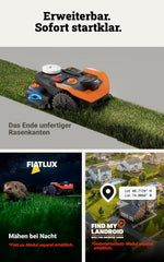 Worx Vision Cloud WR308E 2WD Mähroboter Mit Garage 800 M²