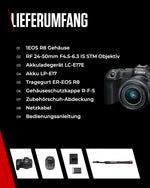 Canon EOS R8 + RF 24-50mm F4.5-6.3 IS STM Systemkamera 24,2 MP Schwarz