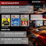 SYSTEMTREFF High-End Gaming PC AMD Ryzen 7 5800X3D 8x4.5 GHz AMD Radeon RX 9070 XT 16 GB 1 TB M.2 NVMe 32 GB DDR4 RAM Windows 11 Pro WLAN