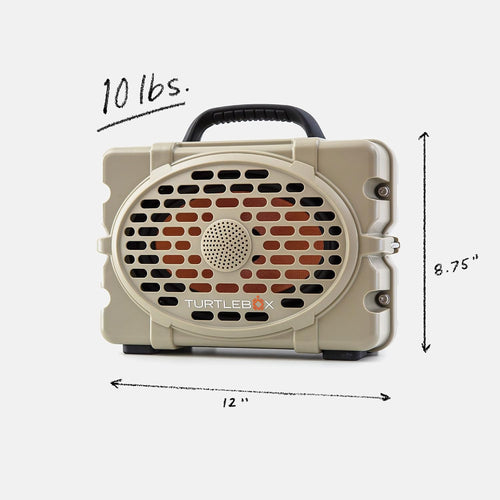 Turtlebox Original Gen 3 Tragbarer Bluetooth-Lautsprecher Tan