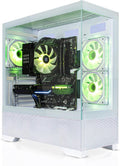 Systemtreff High-End Gaming PC Weiss AMD Ryzen 7 5800X3D 8x4.5GHz RX 9070 16GB 1TB NVMe 32GB DDR4 Win 11 Pro