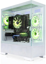 Systemtreff High-End Gaming PC Weiss AMD Ryzen 7 5800X3D 8x4.5GHz RX 9070 16GB 1TB NVMe 32GB DDR4 Win 11 Pro