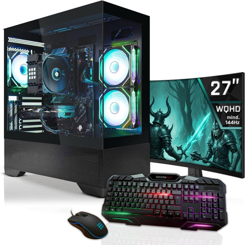SYSTEMTREFF Gaming PC AMD Ryzen 7 5800X3D RTX 5060 Ti 8GB 32GB DDR4 1TB SSD