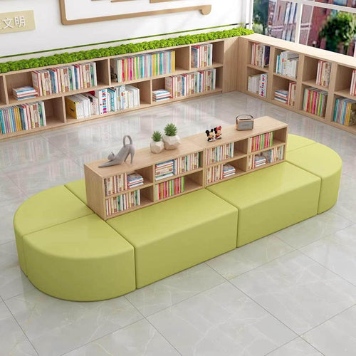 Modulare Leseecke Sitzgruppe Mit Stauraum Bücherregal Bank Sofa Set