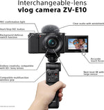 Sony Alpha ZV-E10 Vlog-Kamera 24.3 MP APS-C 4K Schwarz