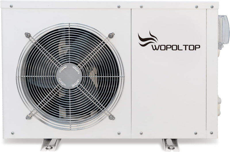 WOPOLTOP Pool-Wärmepumpe 20.000 BTU 5,6 kW Titan-Wärmetauscher 110-120V