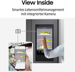 Samsung RS90F66BEFEF Side-by-Side Kühl-Gefrierkombination 614 L Black Steel