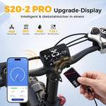VARUN S20-2 Pro E-Bike 20 Zoll Vollfederung 48V 13Ah Akku 120KM Reichweite Weiß