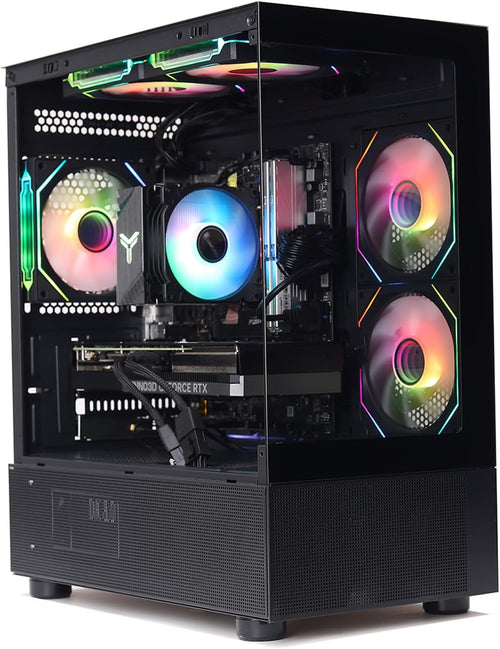 MXZ Intel Core i7-13700F 5.2 GHz GeForce RTX 4070 Super Gaming-PC 16 GB DDR5 6000 MHz 1 TB M.2 SSD B760 6 RGB-Lüfter Windows 11 Pro