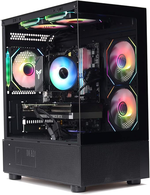 MXZ Intel Core i7-13700F 5.2 GHz GeForce RTX 4070 Super Gaming-PC 16 GB DDR5 6000 MHz 1 TB M.2 SSD B760 6 RGB-Lüfter Windows 11 Pro