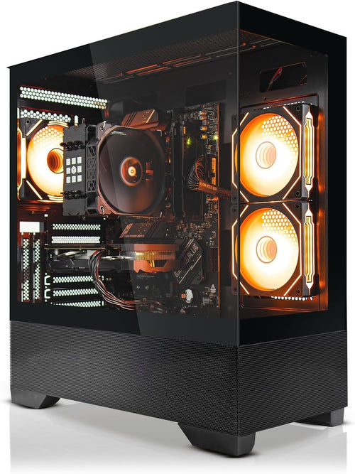 SYSTEMTREFF Gaming PC AMD Ryzen 7 5800X3D RX 9070 GRE 12 GB 32 GB DDR4 1 TB NVMe Win 11 Pro