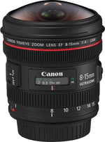 Canon EF 8-15mm F4 L Fisheye USM Objektiv Schwarz