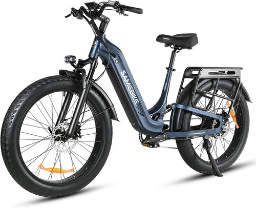 SAMEBIKE Crest 26" 4.0 Fat E-Bike 250W 48V 20Ah Blau