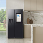 Samsung RS90F66BEFEF Side-by-Side Kühl-Gefrierkombination 614 L Black Steel
