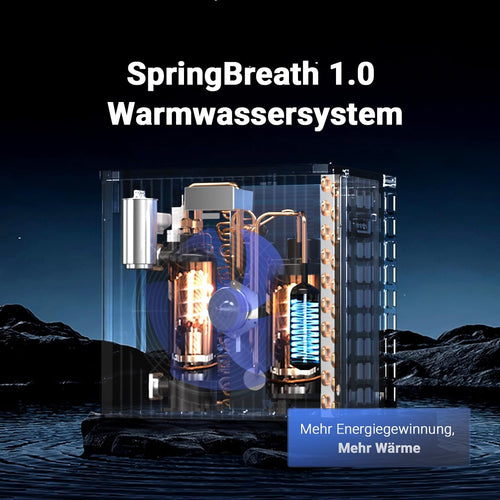 WARMBLU H5 Wärmepumpe Pool 5 kW 20 m³