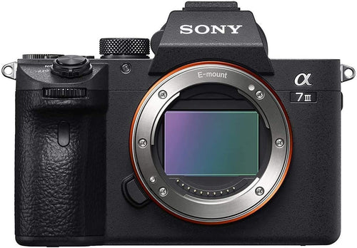 Sony Alpha 7 III Spiegellose Vollformat-Kamera 24,2 MP 5-Achsen-Bildstabilisierung Schwarz