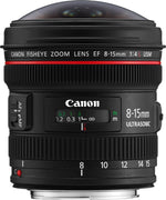 Canon EF 8-15mm F4 L Fisheye USM Objektiv Schwarz