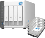 SIMPLETEK 4-Bay-NAS 16 TB 4x4 TB HDD 4 GB RAM Quad-Core 2.5G LAN