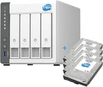 SIMPLETEK 4-Bay-NAS 16 TB 4x4 TB HDD 4 GB RAM Quad-Core 2.5G LAN