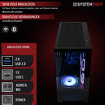 SYSTEMTREFF High-End Gaming PC AMD Ryzen 7 5800X3D 8x4.5GHz RTX 5070 12GB 32GB DDR4 1TB M.2 NVMe Windows 11 Pro