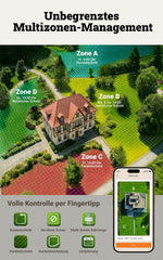 Worx Vision Cloud WR308E 2WD Mähroboter Mit Garage 800 M²