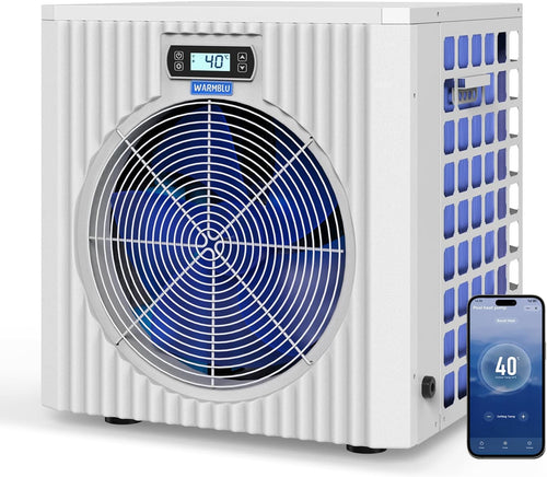 WARMBLU H5 Wärmepumpe Pool 5 kW 20 m³