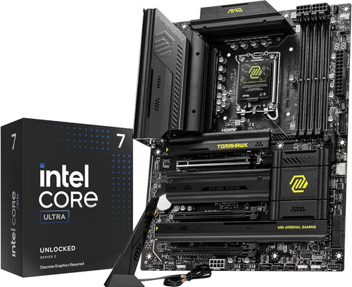 Micro Center Intel Ultra 7 265KF 20-Core 5.5 GHz LGA1851 Prozessor & MAG Z890 Tomahawk WiFi Gaming Mainboard Bundle