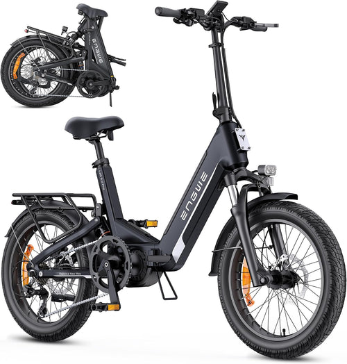 ENGWE L20 3.0 Pro E-Bike Schwarz 48V 15Ah Mittelmotor