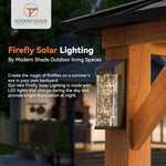 Modern Shade Horizon Hardtop-Pavillon 3 x 3,6m mit 4 LED-Leuchten Doppeldach Verzinkter Stahl Holzoptik