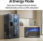 Samsung RS90F66BEFEF Side-by-Side Kühl-Gefrierkombination 614 L Black Steel